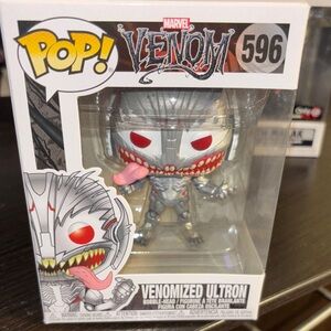 Marvel Venomized Ultron Pop! with Red and Silver Accents